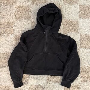 Lululemon cropped Black Hoodie